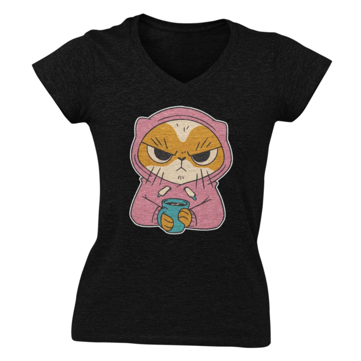 tricou personalizat dama cu decolteu in v