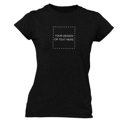 Tricou personalizat damă cu guler rotund