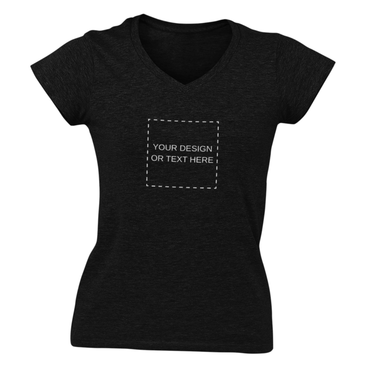 Tricou personalizat damă cu decolteu în V