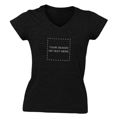 Tricou personalizat damă cu decolteu în V