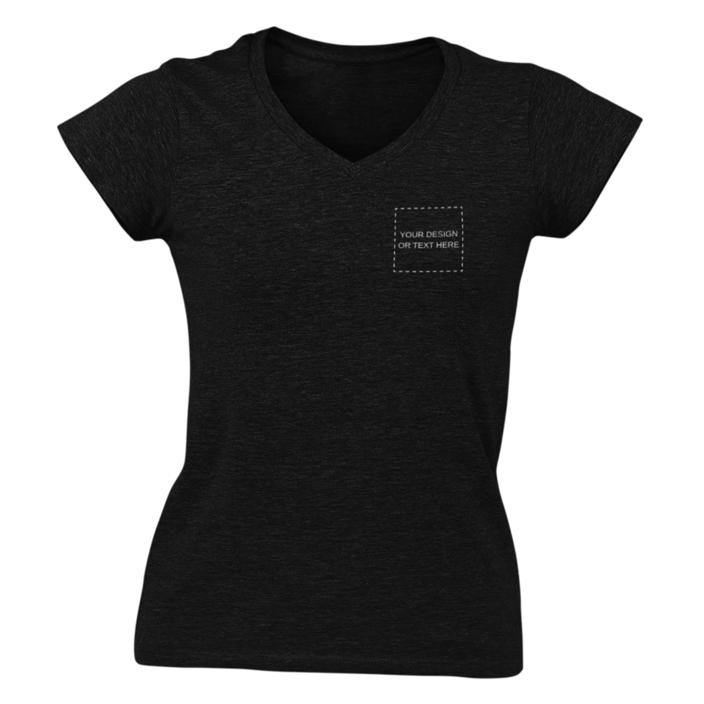 Tricou personalizat damă cu decolteu în V